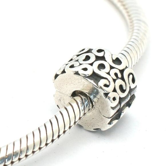 Authentic PANDORA  Swirls Clips - Picture 8 of 10